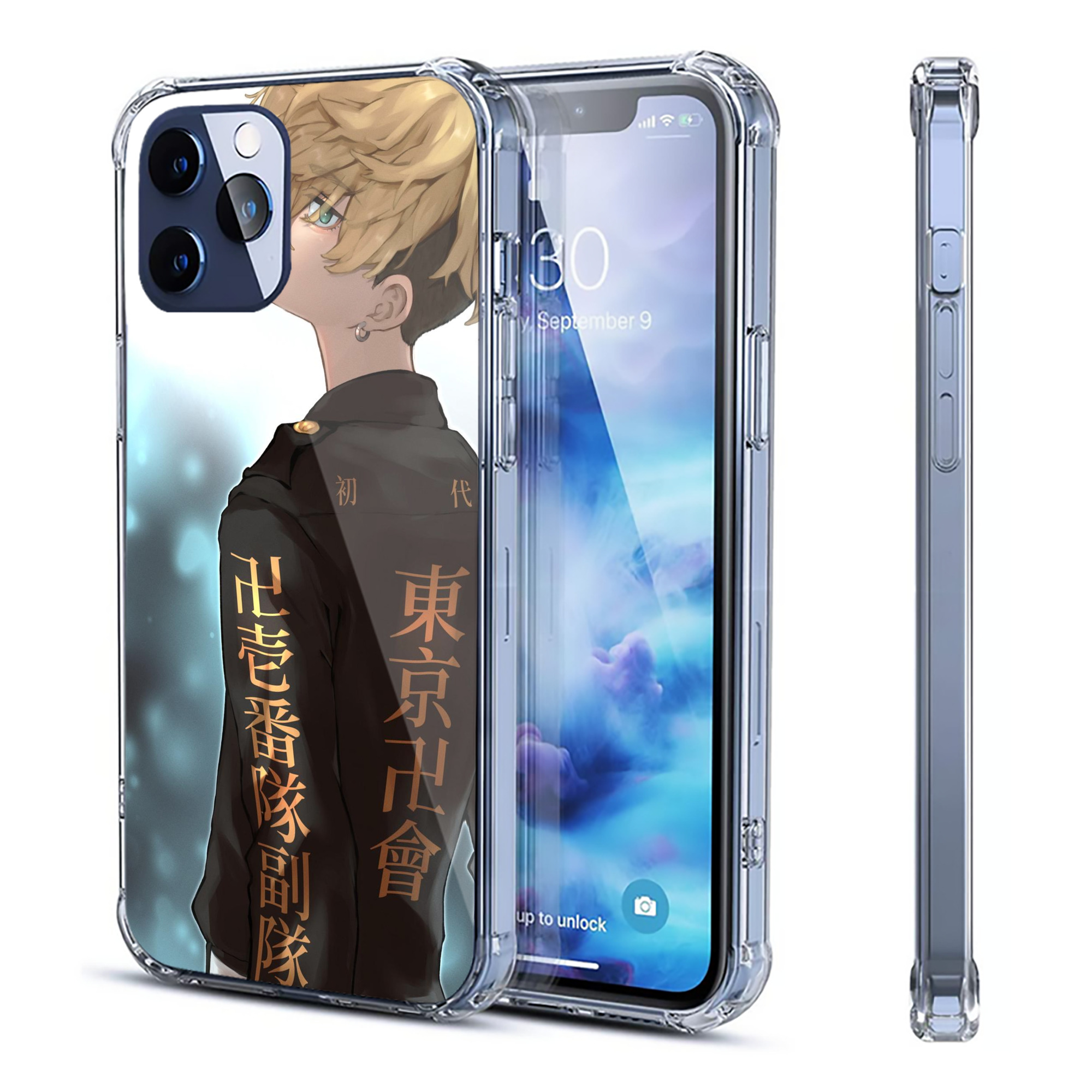 （画像用） 東京リベンジャーズ Tokyo Revengers 【iPhone 12シリーズ対応】透明スマホケース（クリアソフトケース）